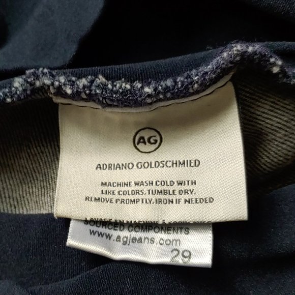 AG Adriano Goldschmied cropped skinny maternity jeans 29 - Picture 10 of 12